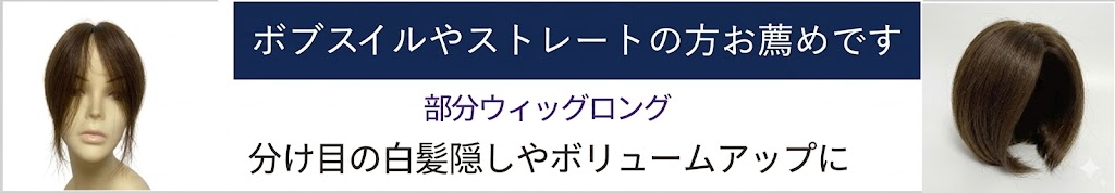 部分ウィッグ人毛ロング各種。
