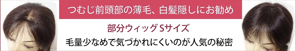 部分ウィッグ人毛Sサイズ各種